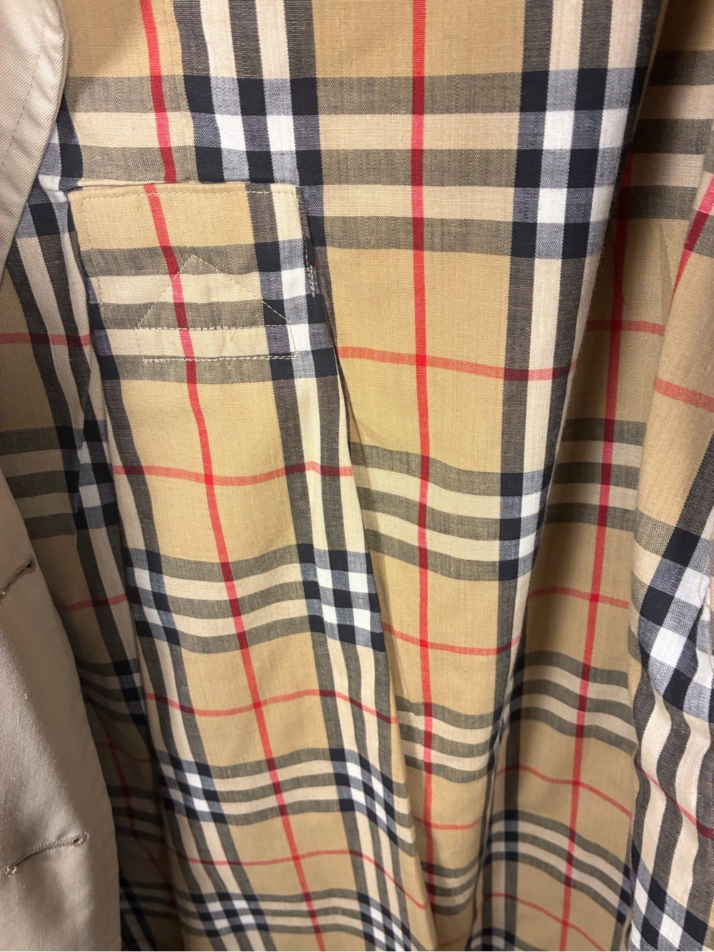 Burberry England VTG Novacheck Classic Double Breasted Belted Trench Coat Unisex - Picture 15 of 16